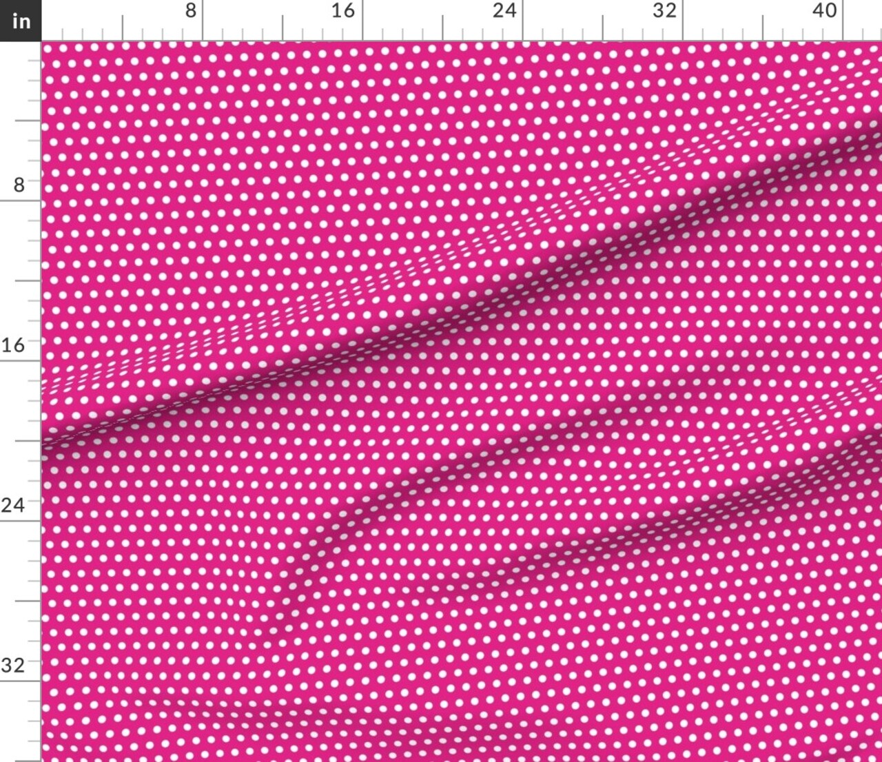 Pink Bright Retro Hot Neon Dreamy Fashion Doll Polka Dot Custom Printed Fabric by Spoonflower Various Fabrics by the Yard or Fat Quarter